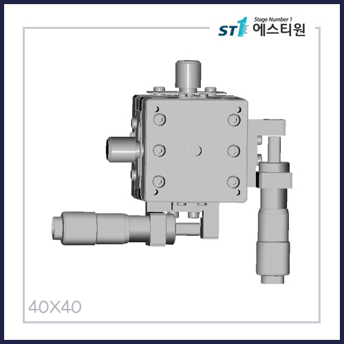 수동 틸트 고니어 스테이지  [TFY40-40-R]