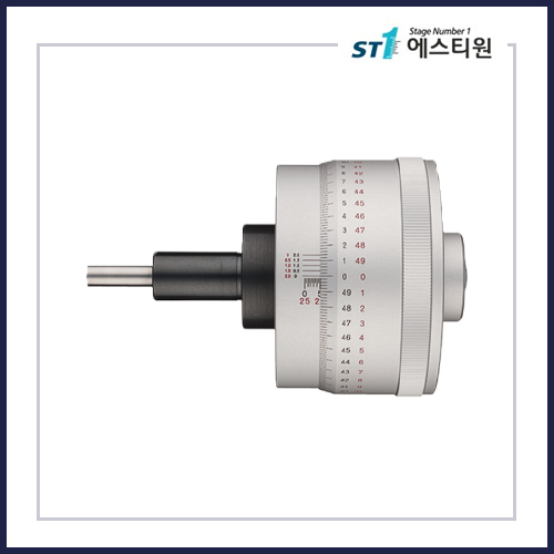 마이크로미터 헤드 153-301 - 미세 눈금과 고정도