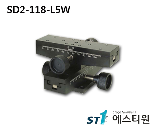 Dovetail Stage XY축 스테이지 40x140 [SD2-118-L5W]