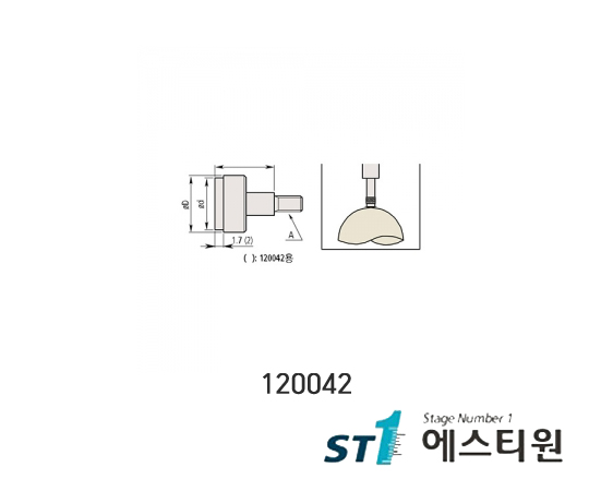 측정자(평면타입-카바이드) [120042]