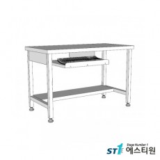 워크테이블 서랍형테이블 [키보드서랍형]