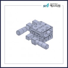 정밀 수동 슬림 XY스테이지 40x40 [SLXY-40S]