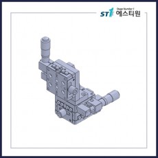 정밀 수동 슬림 XYZ스테이지 40x40 [SLXYZ-40S]