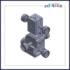 정밀 수동 도브테일 XYZ스테이지 40x60 [SDXYZ-60W]