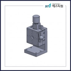 정밀 수동 도브테일 Z스테이지 25x25 [SDZ-2525S]