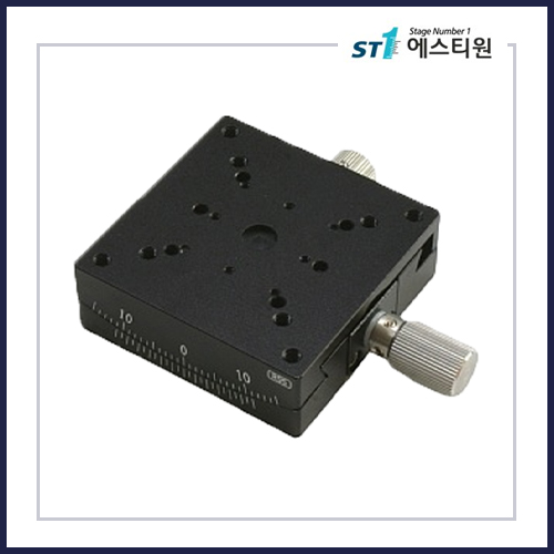 정밀 수동 틸트 고니어 X스테이지 60x60 [STX-60-80]