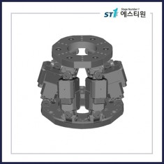 헥사포드 모터라이즈 스테이지 (hexapod Stage)-SHXM100