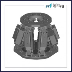 헥사포드 모터라이즈 스테이지 (hexapod Stage)-SHXM140