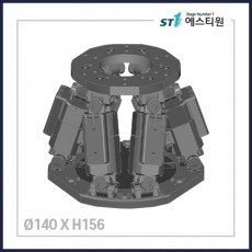 헥사포드 모터라이즈 스테이지 (hexapod Stage)-SHXM150