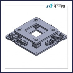 정밀 자동 UVW 모터라이즈 스테이지 400x400 [SMA-400-X]