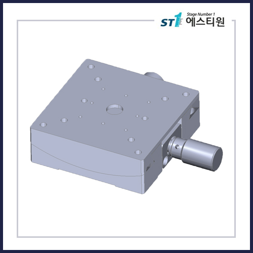 정밀 수동 틸트 고니어 X스테이지 60x60 [STX-60-60-M]