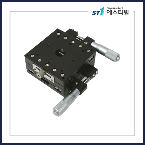 정밀 수동 슬림 XY스테이지 80x80 헤드15mm [SLXY-80-S-15]