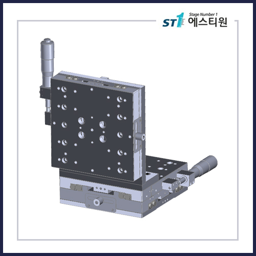 정밀 수동 슬림 XYZ스테이지 125x125 [SLXYZ-125S]