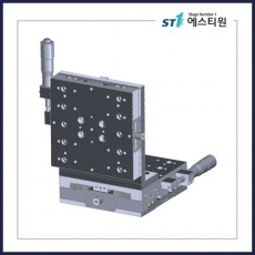 정밀 수동 슬림 XYZ스테이지 125x125 [SLXYZ-125S]