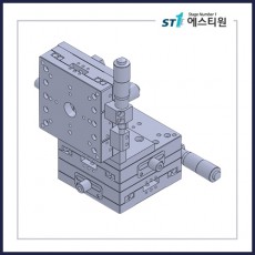 정밀 수동 슬림 XYZ스테이지 80x80 헤드15mm [SLXYZ-80-S-15]